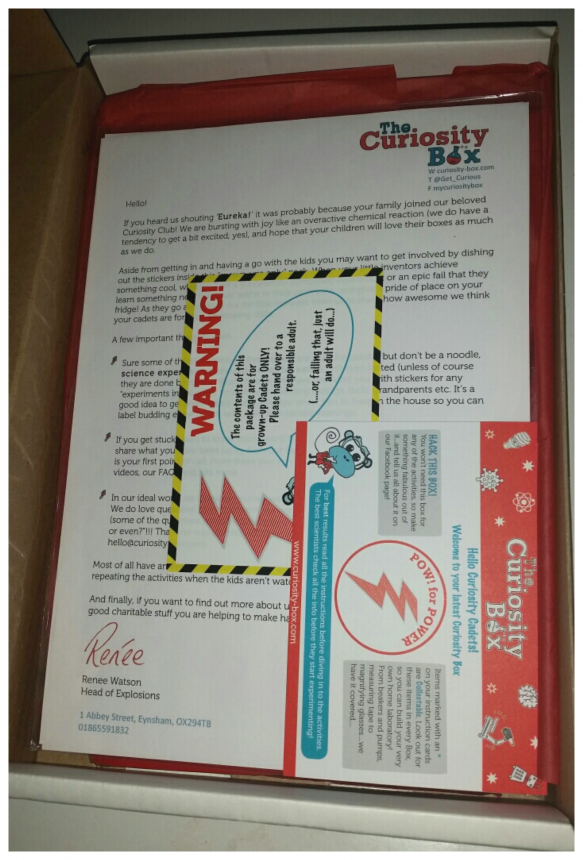 Curiosity Box Ruler The Curiosity Box Review, Giveaway & Discount Code (STEM Science ...