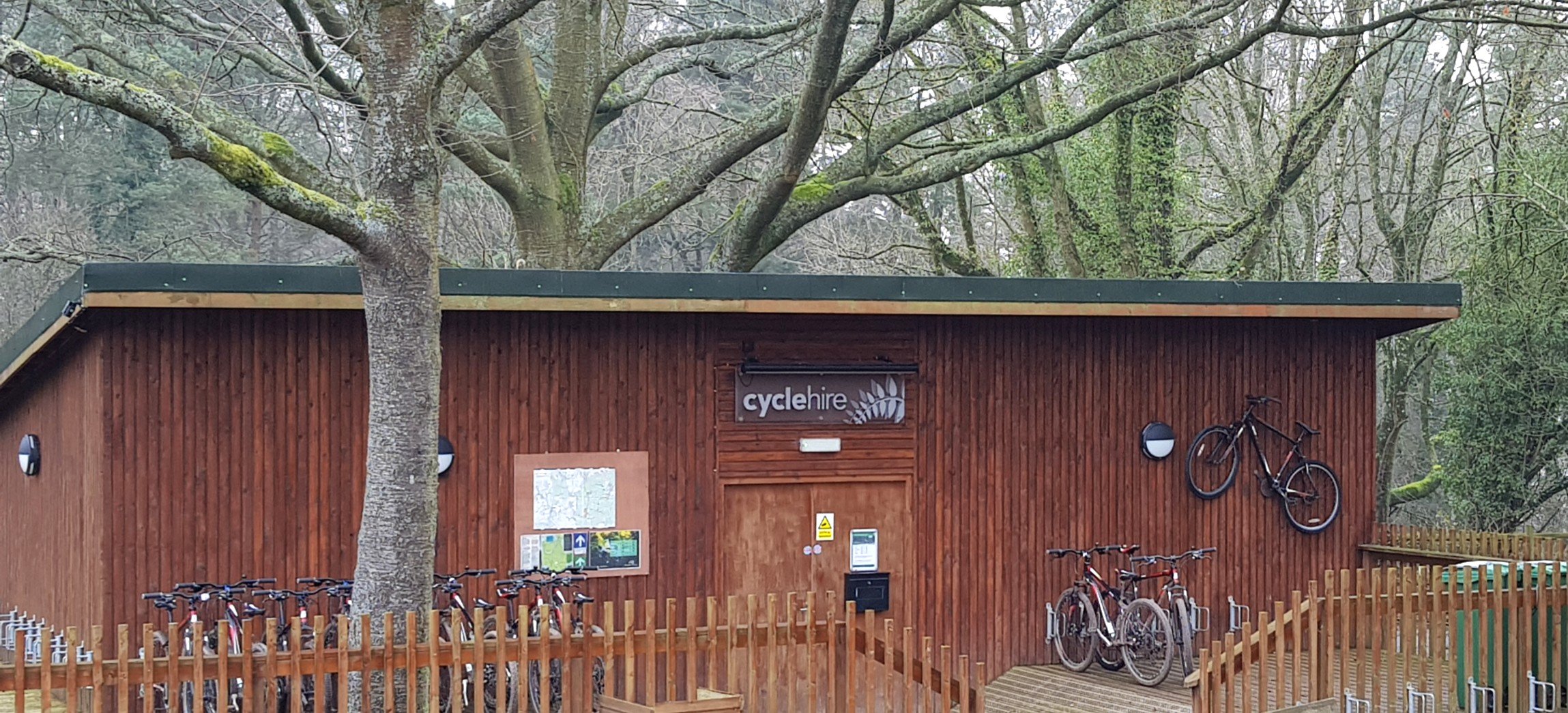 Cycle Hire building from the outside.