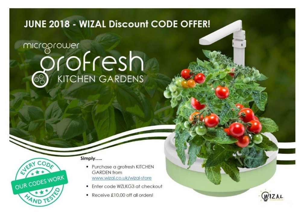 Grofresh kitchen gardens discount code