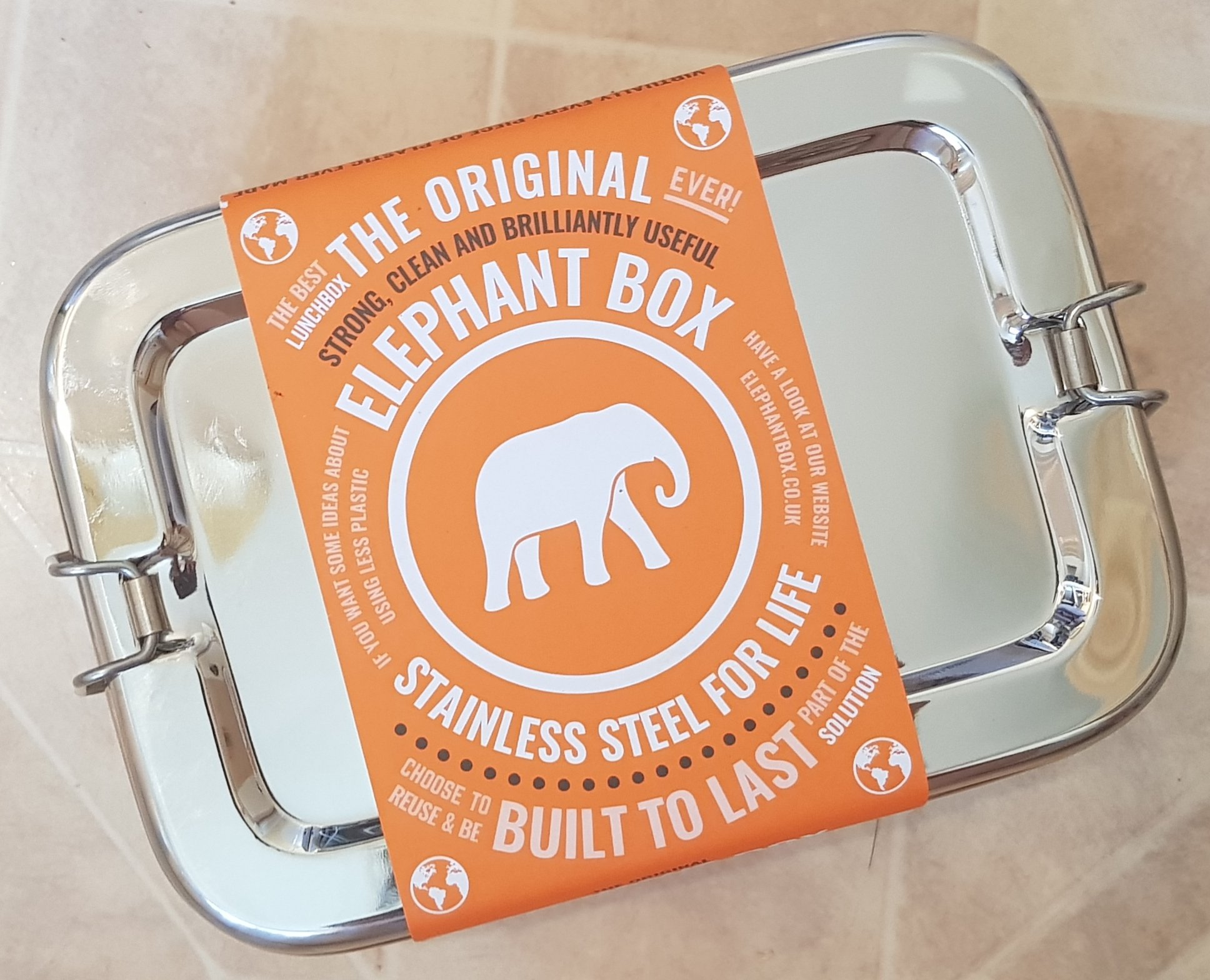Stainless steel reusable Elephant Box