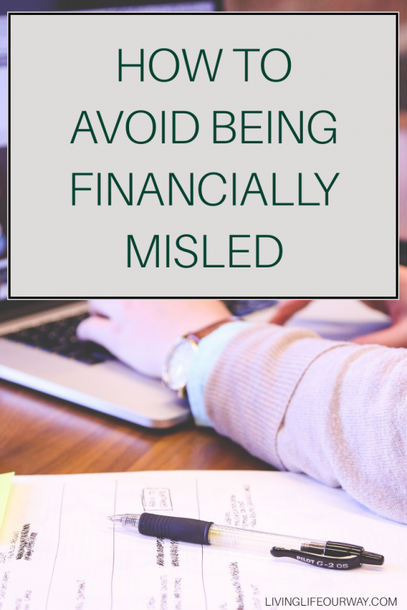 How To Avoid Being Financially Misled