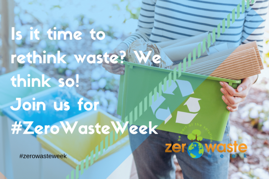 Reducing food waste. Join us for Zero Waste Week