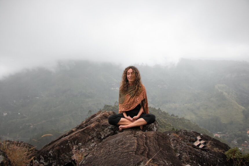 Meditate on mountain - yoga retreats