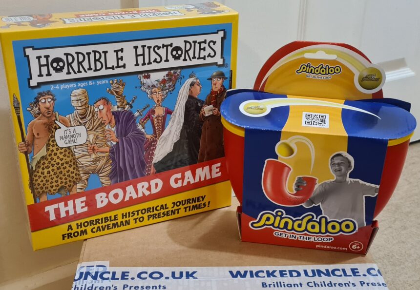 Win a Horrible Histories Board Game and Pindaloo Game From Wicked Uncle