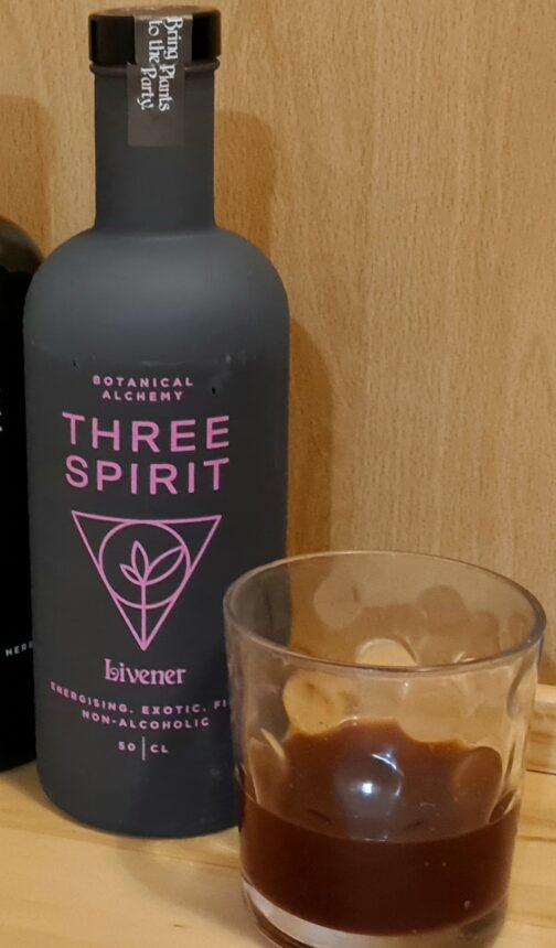Livener Three Spirit drinks review. Non-alcoholic cocktails