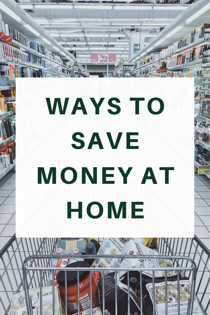 how to save money at home