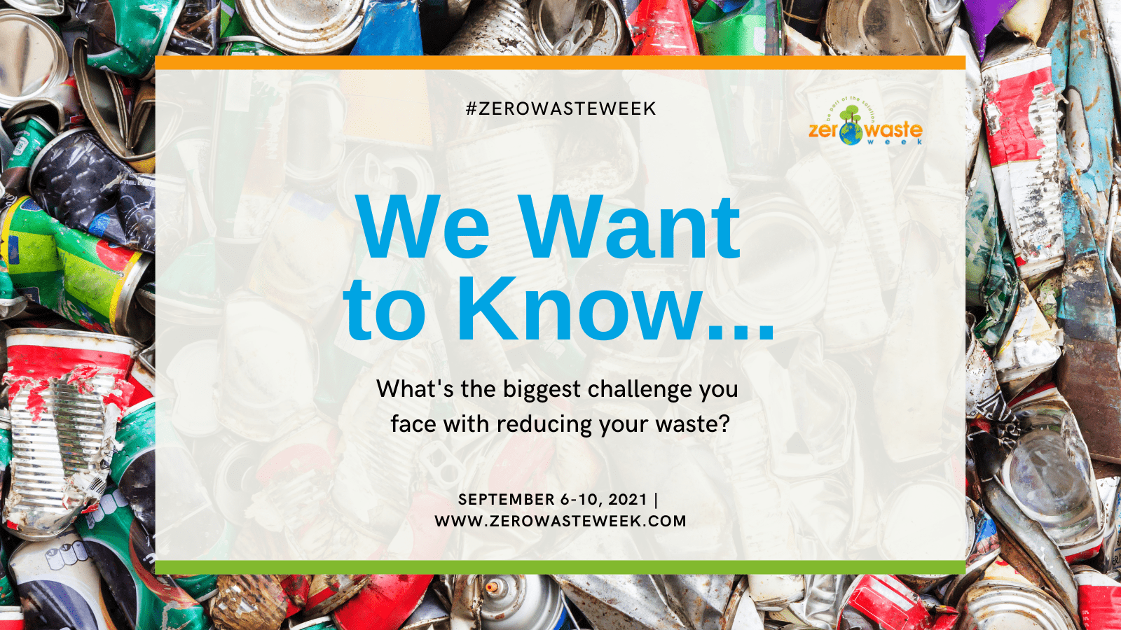 Zero waste challenges #zerowasteweek